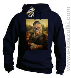 Mona Lisa Chewbacca CZUBAKA - bluza bez kaptura granatowa