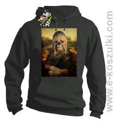 Mona Lisa Chewbacca CZUBAKA - bluza bez kaptura szara