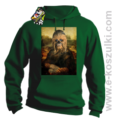 Mona Lisa Chewbacca CZUBAKA - bluza bez kaptura zielona