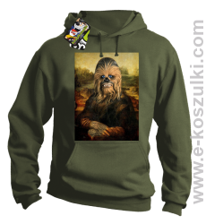 Mona Lisa Chewbacca CZUBAKA - bluza bez kaptura khaki