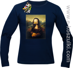 Mona Lisa Mother Ducker - longsleeve męski granatowy