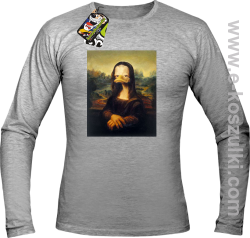 Mona Lisa Mother Ducker - longsleeve męski melanż 