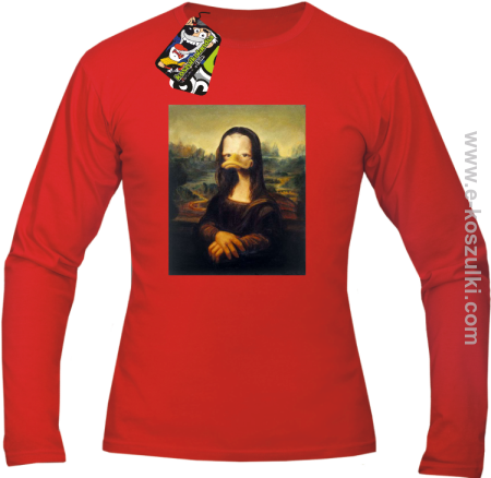 Mona Lisa Mother Ducker - longsleeve męski 