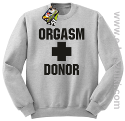 Orgasm Donor - bluza bez kaptura STANDARD melanż 