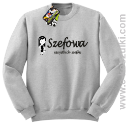 Szefowa wszystkich szefów - Small Girl - bluza bez kaptura melanż 