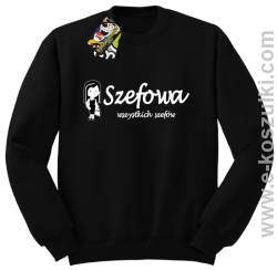 Szefowa wszystkich szefów - Small Girl - bluza bez kaptura czarna