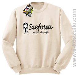 Szefowa wszystkich szefów - Small Girl - bluza bez kaptura beżowa