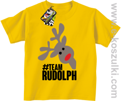 #TeamRudolph ART - koszulka dziecięca żółta