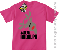 #TeamRudolph ART - koszulka dziecięca różowa