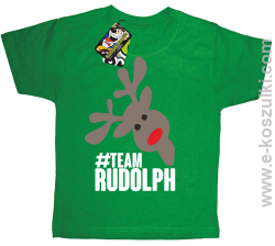 #TeamRudolph ART - koszulka dziecięca zielona