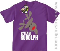 #TeamRudolph ART - koszulka dziecięca fioletowa