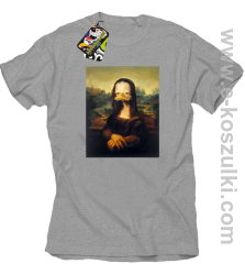 Mona Lisa Mother Ducker - koszulka męska melanż 