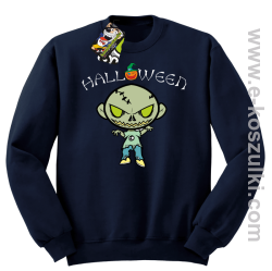 Halloween Cartoon Monsters - Bluza STANDARD granat