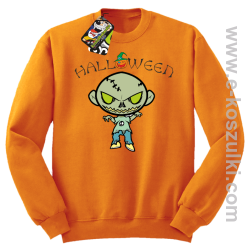 Halloween Cartoon Monsters - Bluza STANDARD pomarańczowa