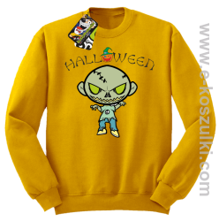 Halloween Cartoon Monsters - Bluza STANDARD żółta