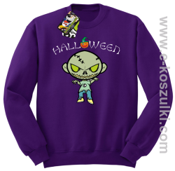 Halloween Cartoon Monsters - Bluza STANDARD fiolet