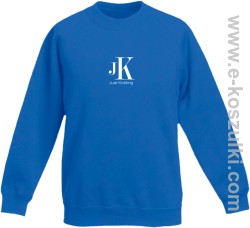 JK Just Kidding - bluza dziecięca STANDARD bez kaptura niebieska