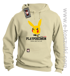 Play Pokemon - bluza z kapturem beżowa