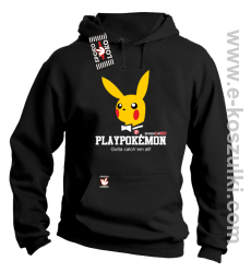 Play Pokemon - bluza z kapturem czarna