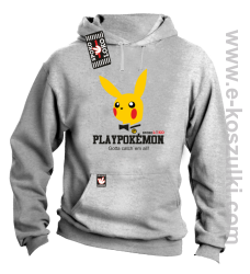 Play Pokemon - bluza z kapturem melanż 