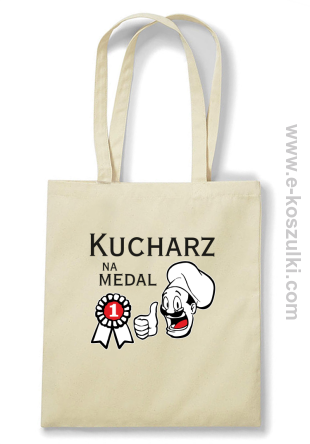 Kucharz na medal - torba eko beżowa