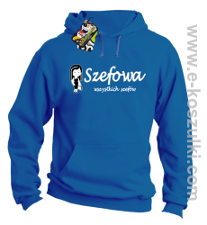 Szefowa wszystkich szefów - Small Girl - bluza  kapturem niebieska