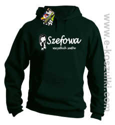 Szefowa wszystkich szefów - Small Girl - bluza  kapturem butelkowa