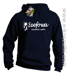 Szefowa wszystkich szefów - Small Girl - bluza  kapturem granatowa