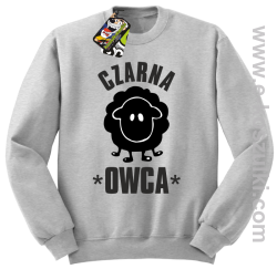 Czarna owca - Black Sheep - bluza STANDARD melanż