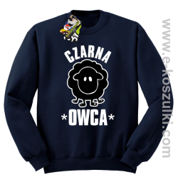 Czarna owca - Black Sheep - bluza STANDARD granatowa