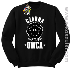 Czarna owca - Black Sheep - bluza STANDARD czarna