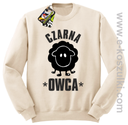 Czarna owca - Black Sheep - bluza STANDARD beżowa