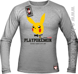 Play Pokemon - longsleeve męski melanż 