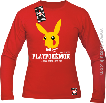 Play Pokemon - longsleeve męski 