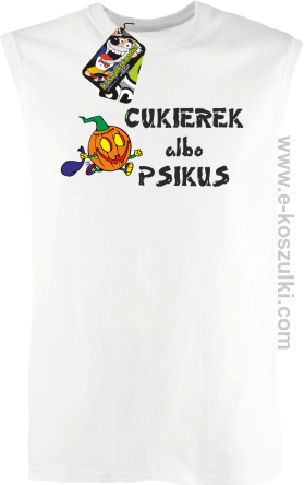 Cukierek albo psikus Hallowen biały