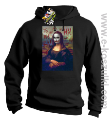 Mona Lisa Hello Jocker - bluza z kapturem czarna