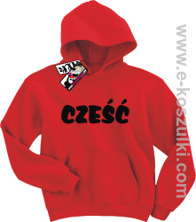 Cześć bluza dziecięca - czerwony