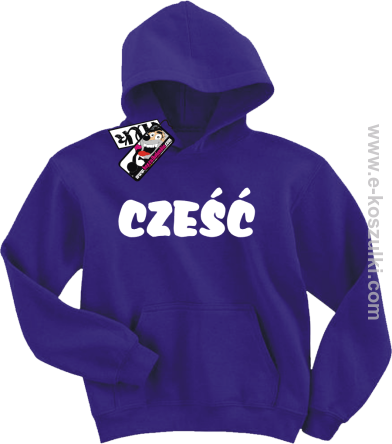 Cześć bluza dziecięca - fioletowy