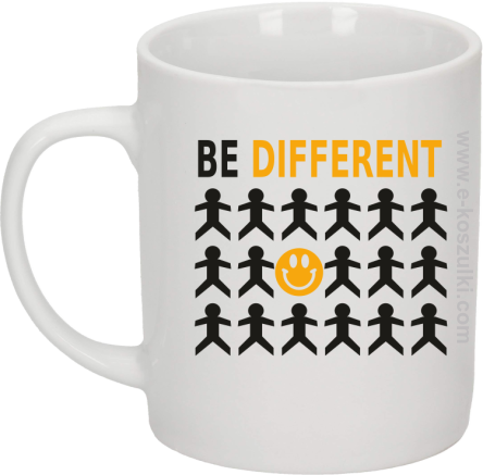 Be Different - kubek biały 330 ml 