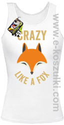 Crazy like a Fox - top damski biały