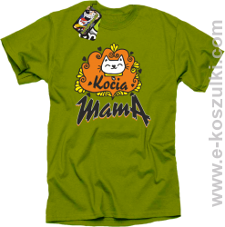 Kocia Mama - koszulka damska standard kiwi