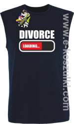 DIVORCE Loading - bezrękawnik męski granatowy  