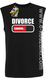 DIVORCE Loading - bezrękawnik męski czarny 