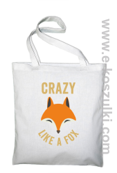 Crazy like a Fox - torba eko biała