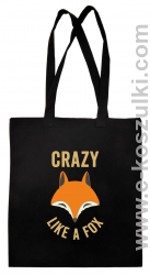 Crazy like a Fox - torba eko czarna