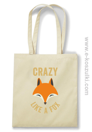 Crazy like a Fox - torba eko beżowa