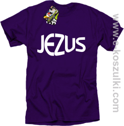 Jezus Christ Symbolic - koszulka męska fioletowa 