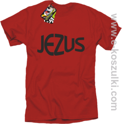 Jezus Christ Symbolic - koszulka męska czerwona 