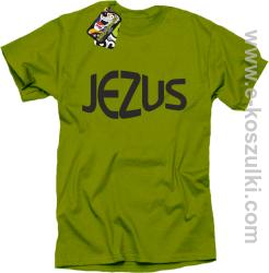 Jezus Christ Symbolic - koszulka męska kiwi 