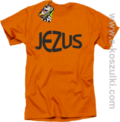 Jezus Christ Symbolic - koszulka męska pomarańczowa